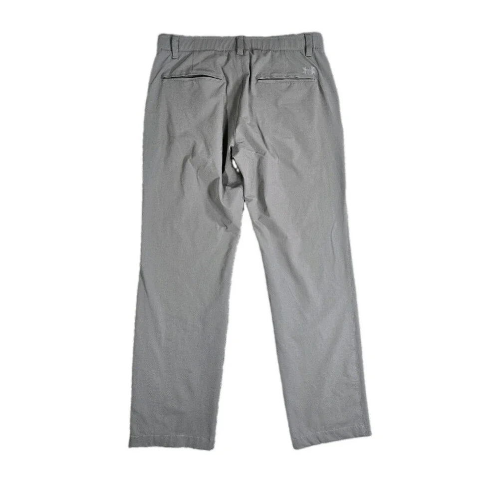 Mens Under Armour Match Play Golf Pants Gray Performance Stretch 36x32